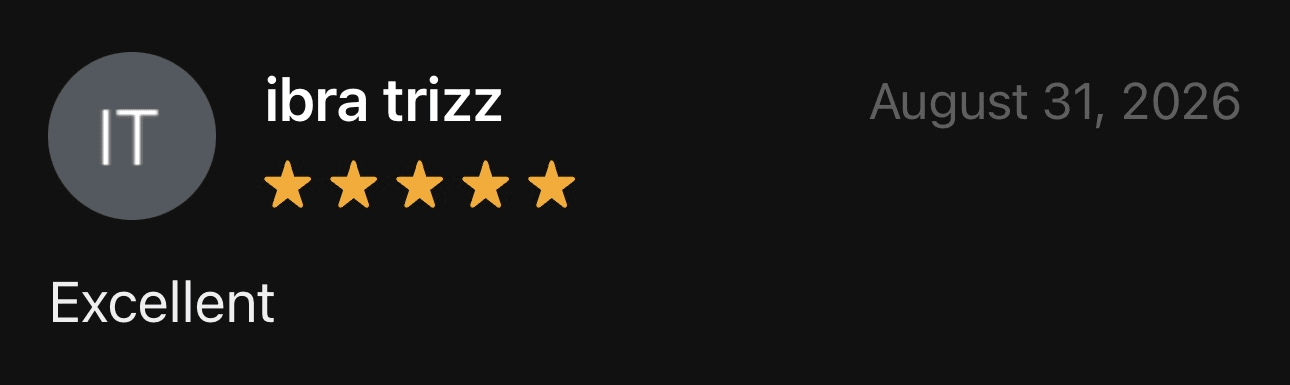 ibra trizz review: Excellent