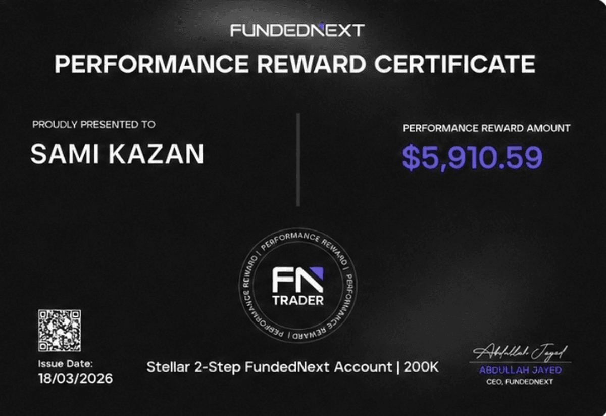 اثبات عملکرد FundedNext در مسیر آموزشی Fx Sami